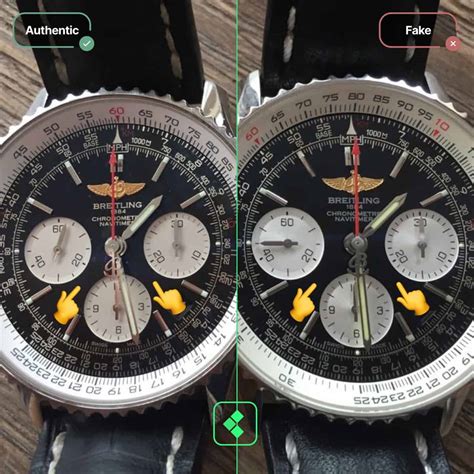 how tell difference of original or fake breitling|breitling navitimer copy.